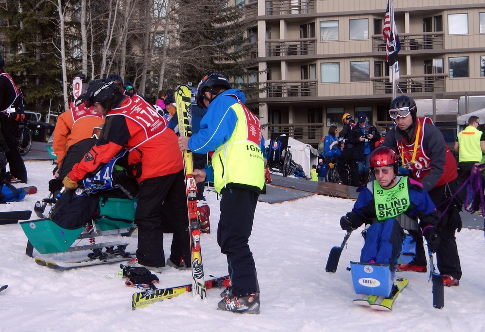 Disabled Veterans Conquer Snowmass Mountain at Winter Sports Clinic