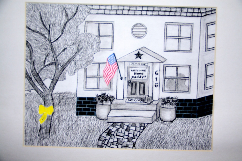 Military Child's Artwork Showcased at Education Department