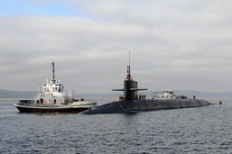Ohio-Class Submarine Returns to Naval Base Kitsap-Bremerton After Patrol