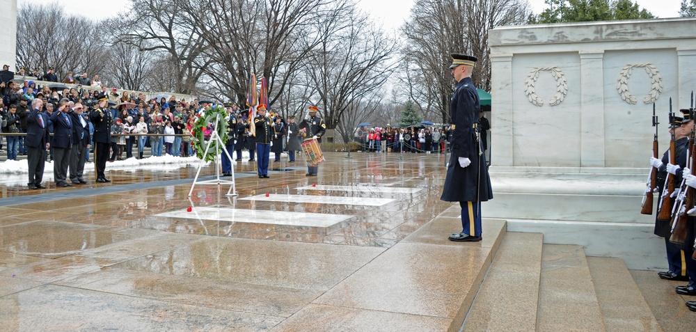 Medal of Honor Recipients Honor the Fallen at Arlington National Cemetery
