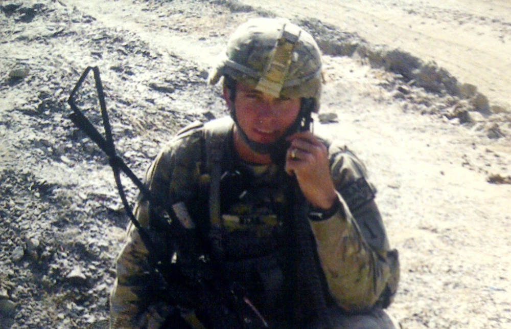 Injured Soldier Speaks from Afghanistan Deployment