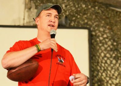 Peyton Manning Visits Troops in Afghanistan During USO Tour
