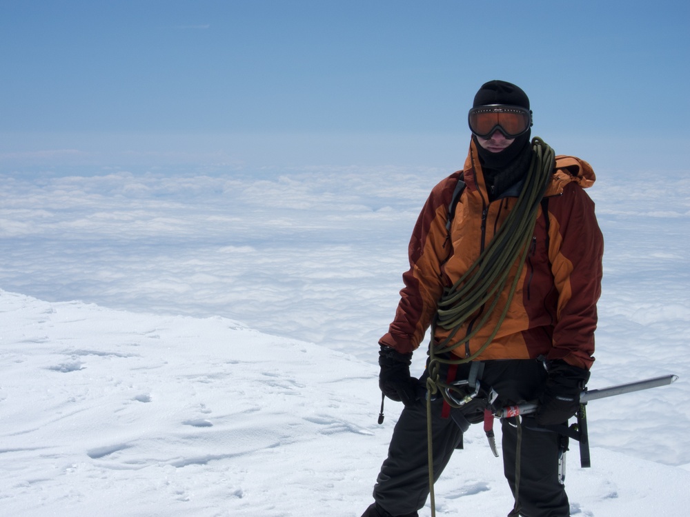 Air Force Officer Summits Mount Rainier, Aims for Mount Everest