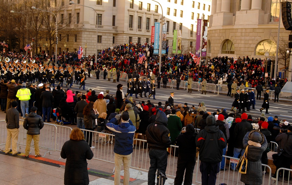 Military Formations March in 57th Inaugural Parade