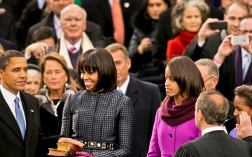 Obama Takes Oath of Office for Second Term