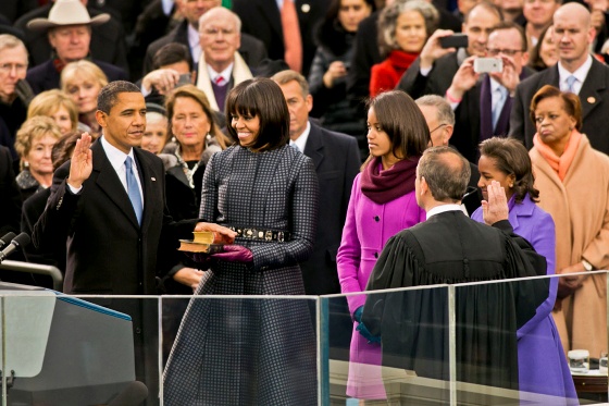 Obama Takes Oath of Office for Second Term