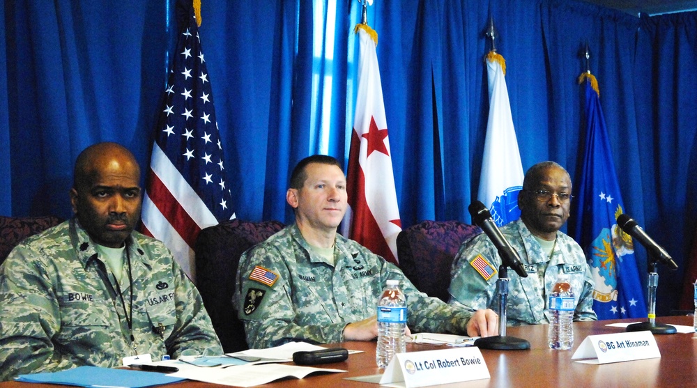 National Guard Commanders Discuss Troop Deployment for Presidential Inauguration