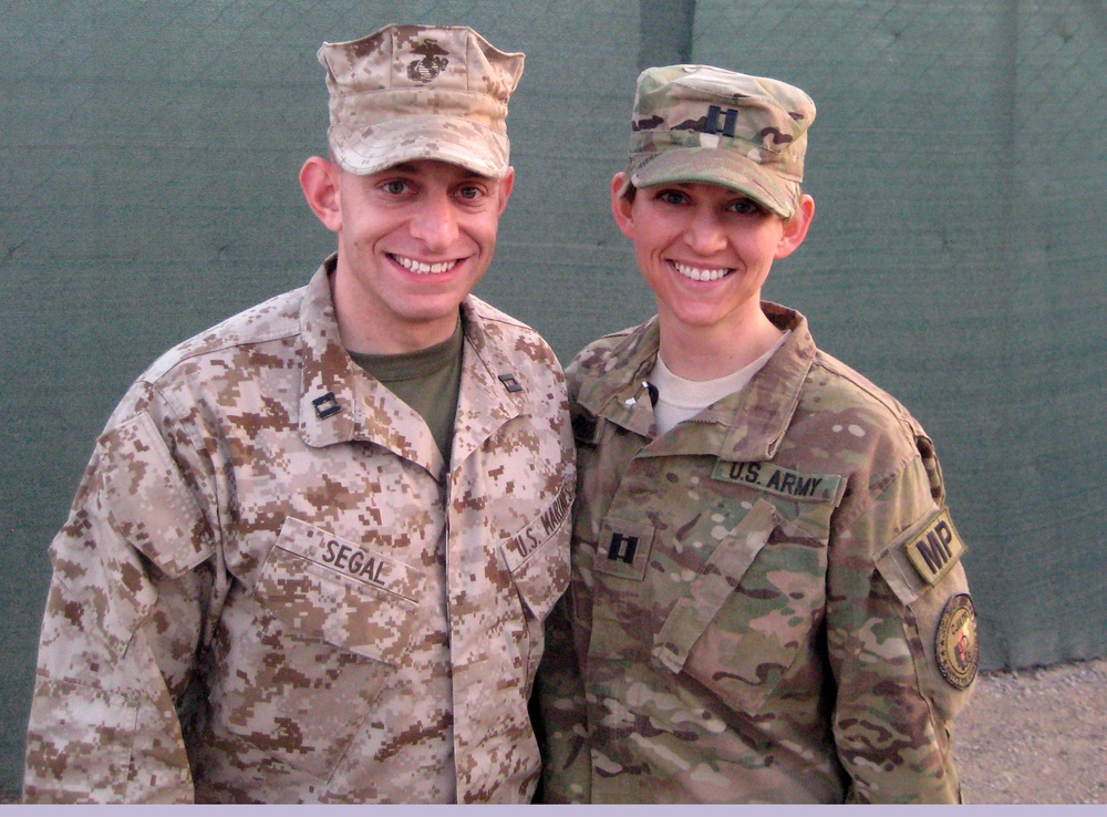 Military Couple Serve Together in Afghanistan