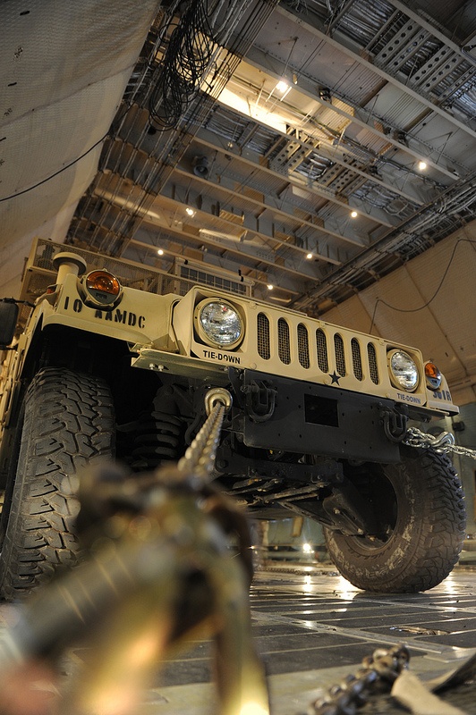 U.S. Army Humvee Departs for NATO Missile Defense Mission in Turkey