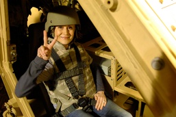 Country Singer Kellie Pickler Visits Troops at Kyrgyzstan Military Base
