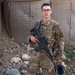Infantryman Poses After Mission in Afghanistan
