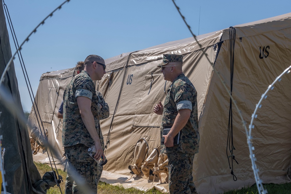 MACG-28 commanding officer visits MACS-2 during Atlantic Alliance 2025