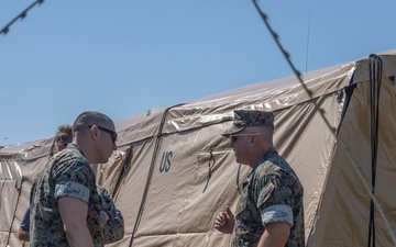 MACG-28 commanding officer visits MACS-2 during Atlantic Alliance 2025