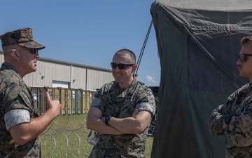 MACG-28 commanding officer visits MACS-2 during Atlantic Alliance 2025