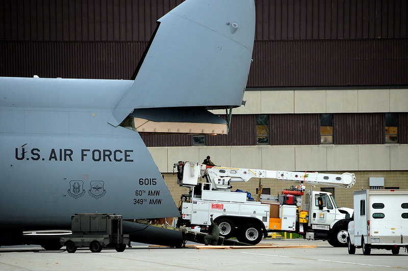 Air Force Delivers Utility Vehicle to Support Superstorm Sandy Relief Efforts