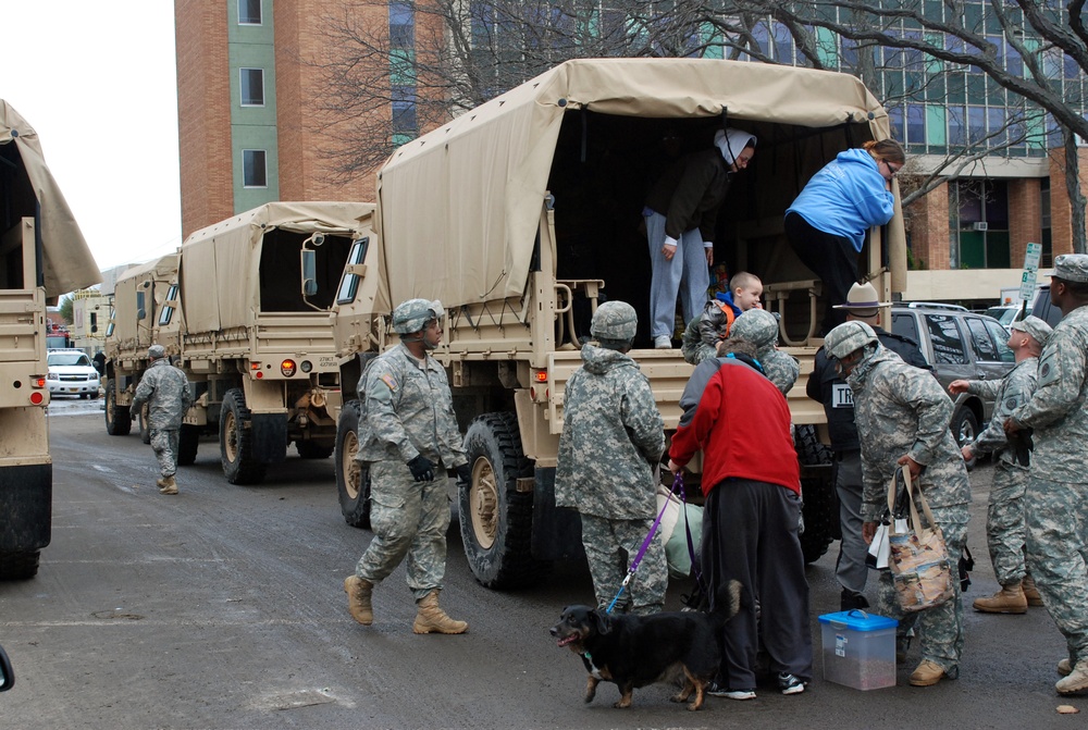 National Guard Aids Flood Victims in New Jersey