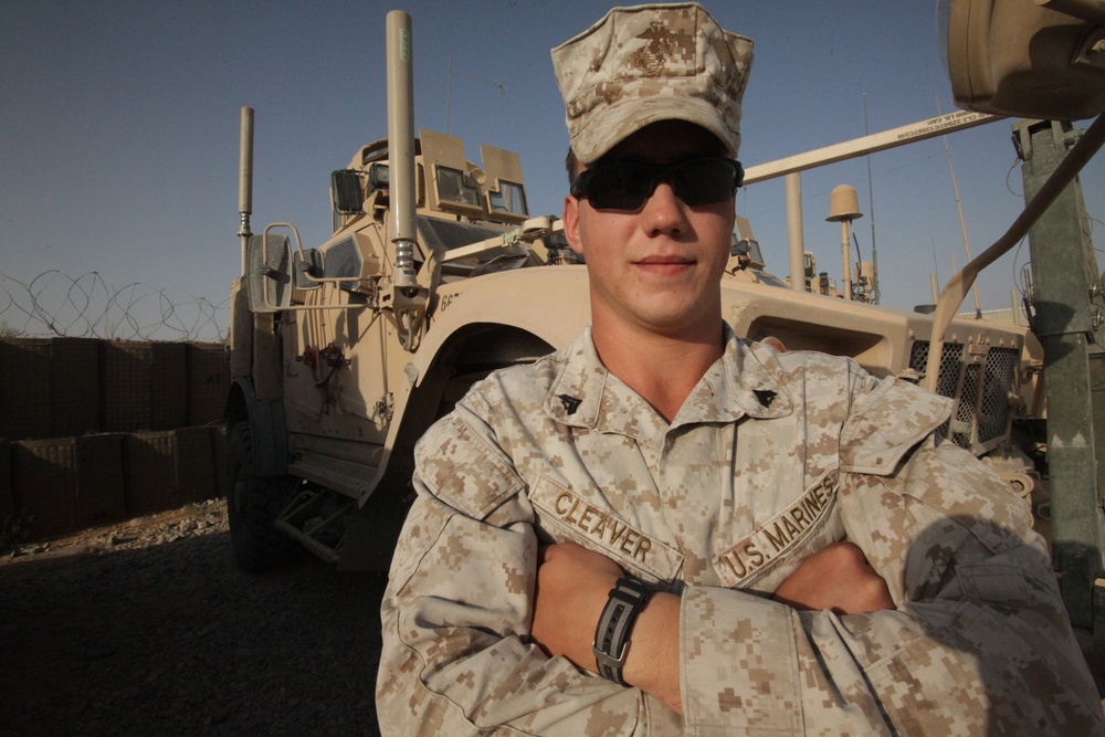 Marine Trains Afghan Soldiers at Forward Operating Base