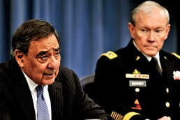 Panetta, Dempsey Brief Media on Pentagon Matters