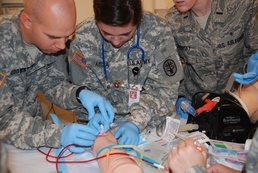 Army Nurse Teaches Make-A-Wish Recipient IV Placement