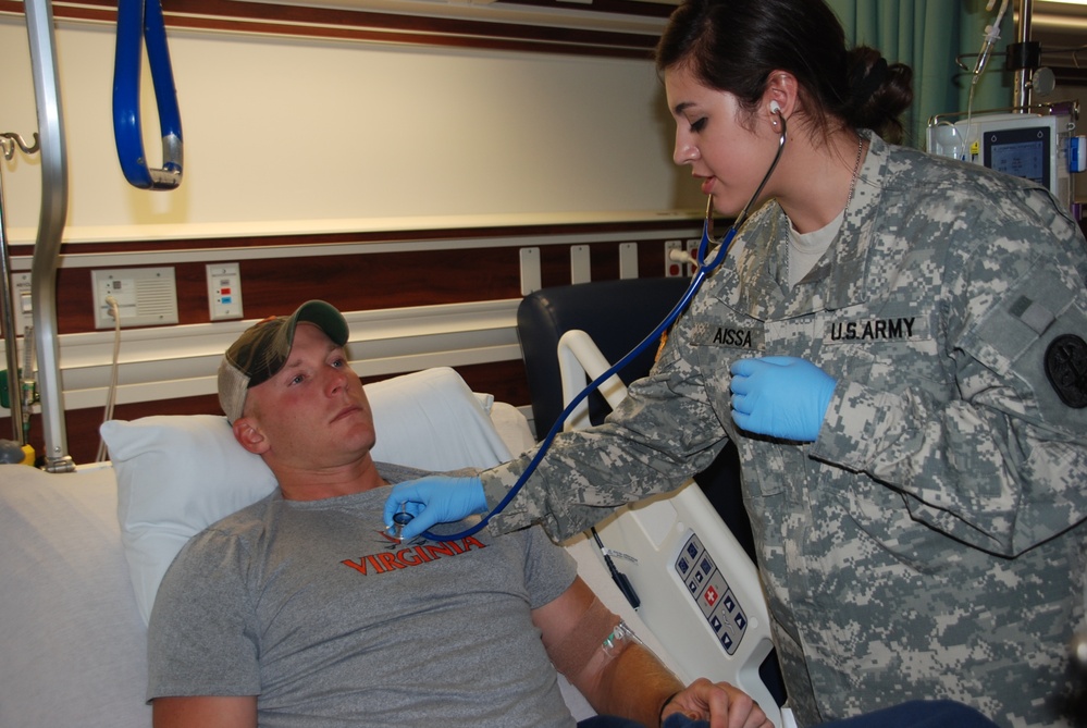 Make-A-Wish Recipient Fulfills Dream of Nursing at Military Medical Center