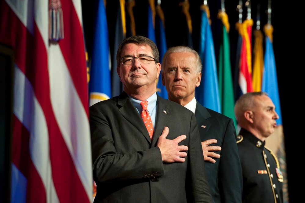 Defense Leaders Honor National Anthem at Pentagon Ceremony