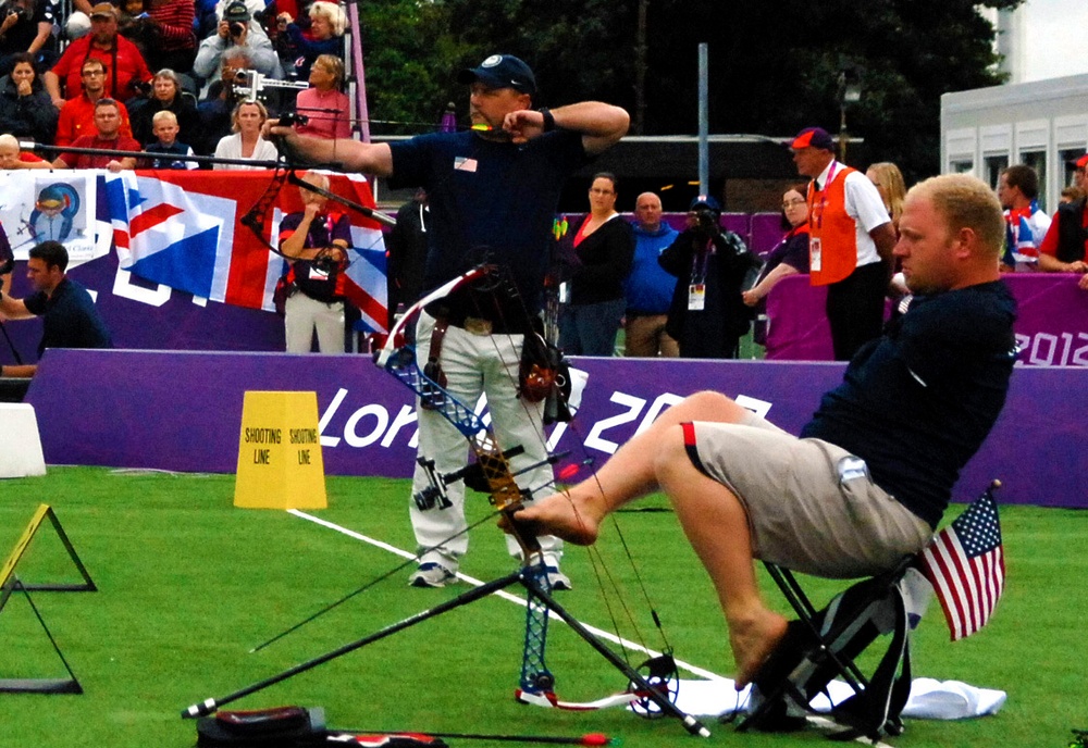 U.S. Paralympic Archers Denton and Stutzman Face Off in London