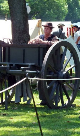 Maryland National Guard Soldier Portrays Confederate Soldier at Civil War Reenactment