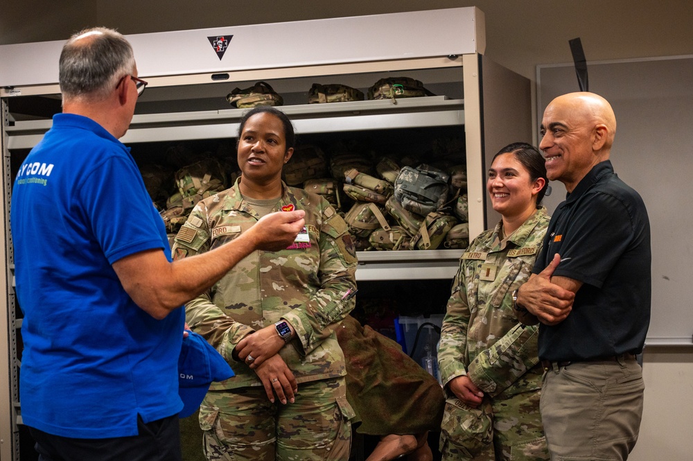 99th MDG hosts June Honorary Commander rejoin