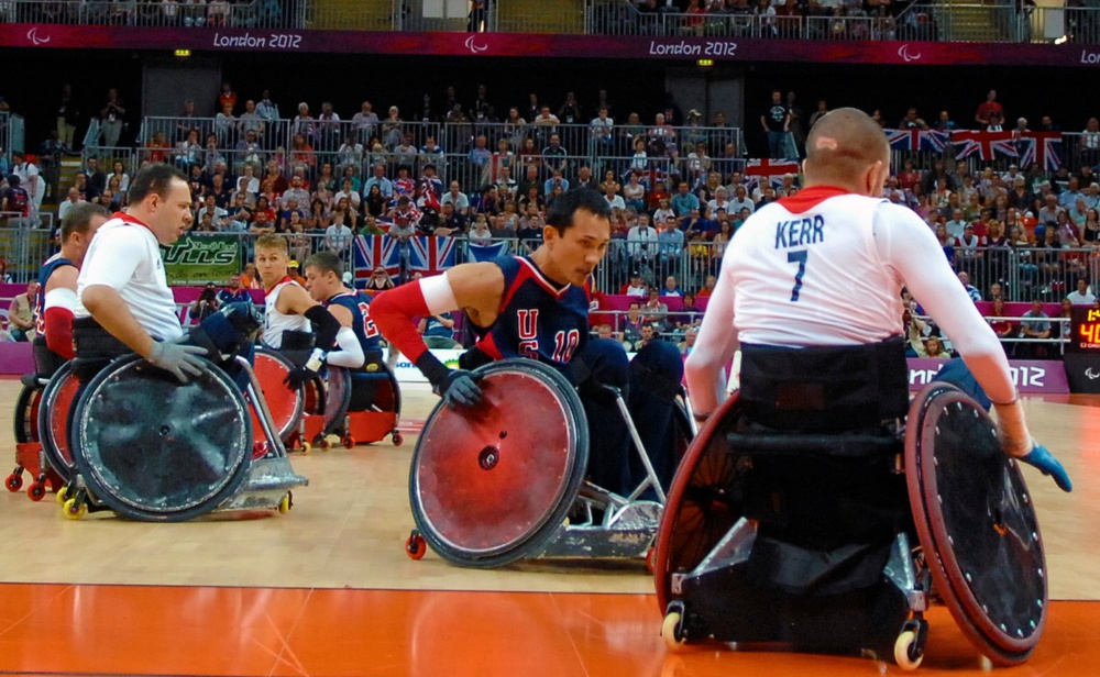 Navy Veteran Leads U.S. Paralympic Rugby Team in Clash with Great Britain