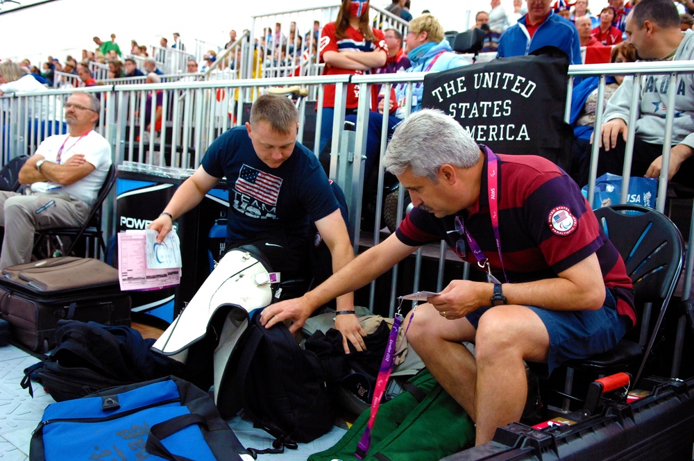 U.S. Paralympic Shooter Packs Up After Competition