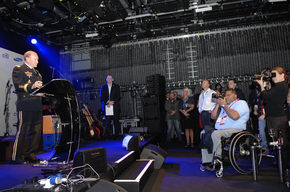 Dempsey Addresses U.S. Paralympic Committee in London