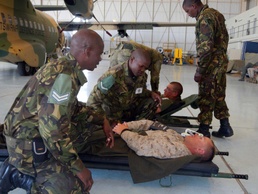 Botswana, U.S. Forces Conduct Joint Aeromedical Evacuation Training