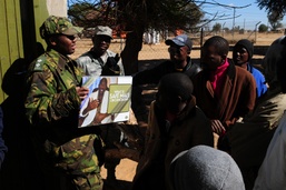 U.S. Air Force Officer Observes Botswana Soldiers Providing Safe Male Circumcisions