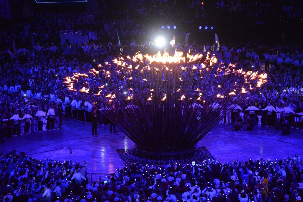 U.S. Military Athletes and Coaches Participate in 2012 London Olympics Opening Ceremony