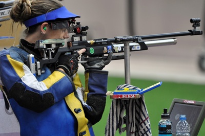 Gray Finishes Fifth in 10-Meter Air Rifle at London Olympics