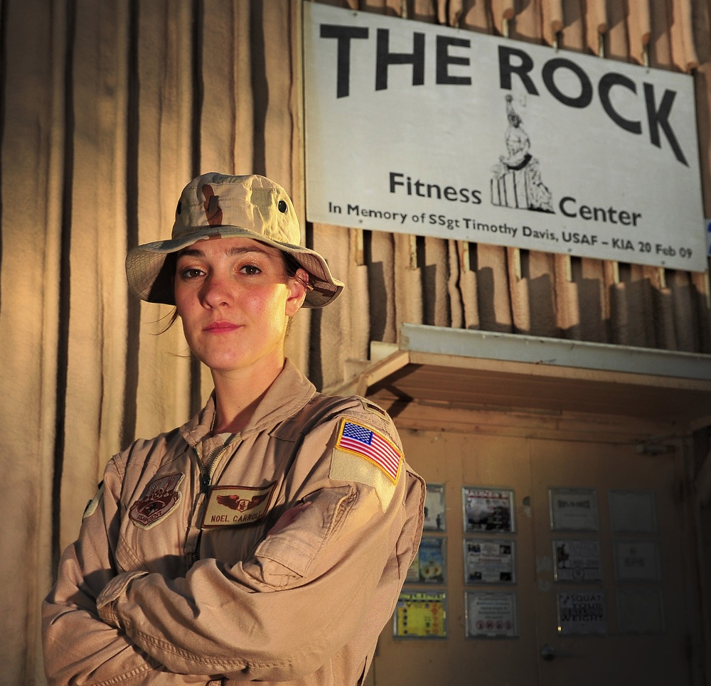 Air Force Officer Honors Fallen Brother at Fitness Center