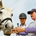 Army Sgt. Learns Proper Horse Tack Fitting at Therapeutic Riding Program