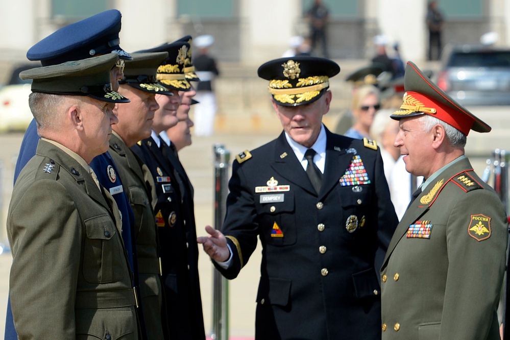 U.S. and Russian Military Leaders Meet at the Pentagon
