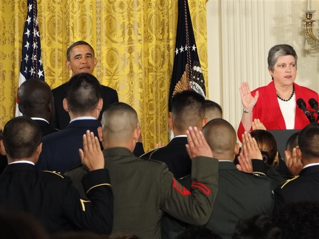 Obama Welcomes New Citizens at White House Naturalization Ceremony