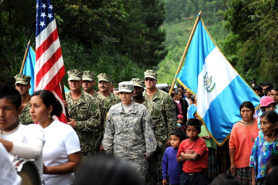 U.S. Military Engineers and Guatemalan Citizens Collaborate on Medical Clinic Ribbon-Cutting