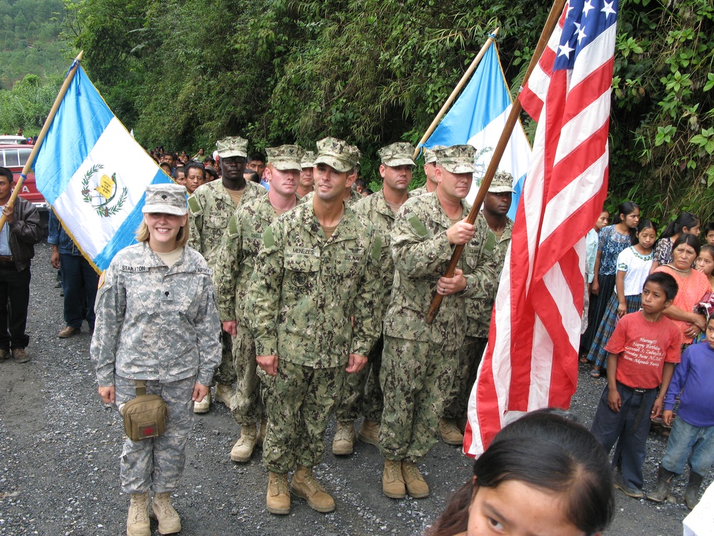 Seabees Celebrate Completion of New Medical Clinic in Guatemala