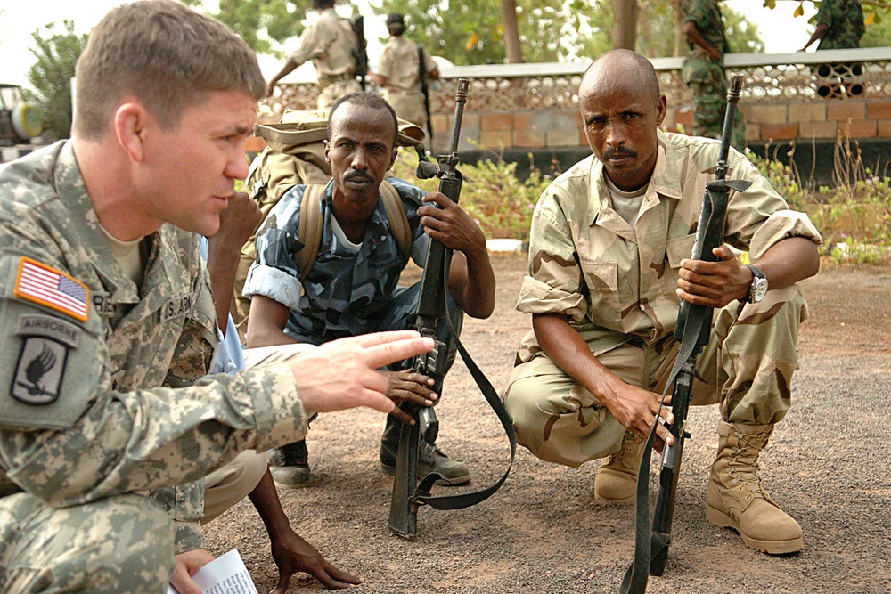 U.S. Soldier Mentors African Partners in Horn of Africa