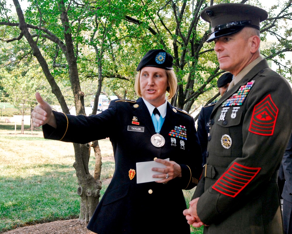Military Leaders Honor Medal of Honor Recipient at Arlington National Cemetery