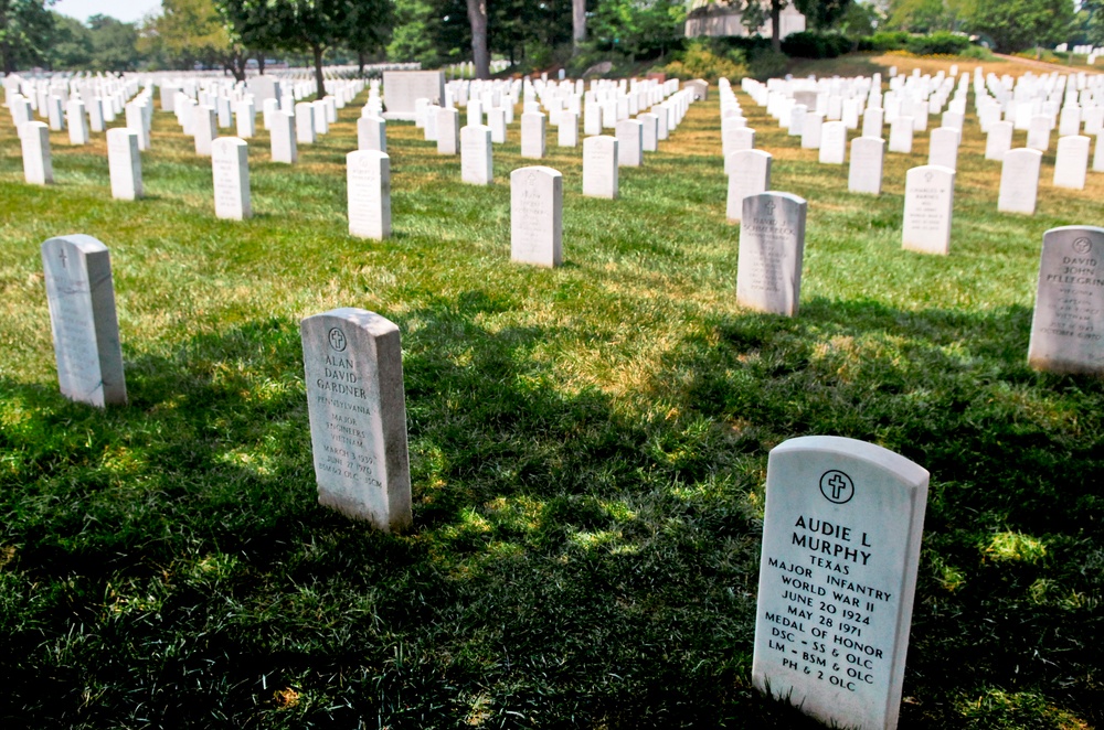 Legendary WWII Hero Audie Murphy Laid to Rest at Arlington National Cemetery