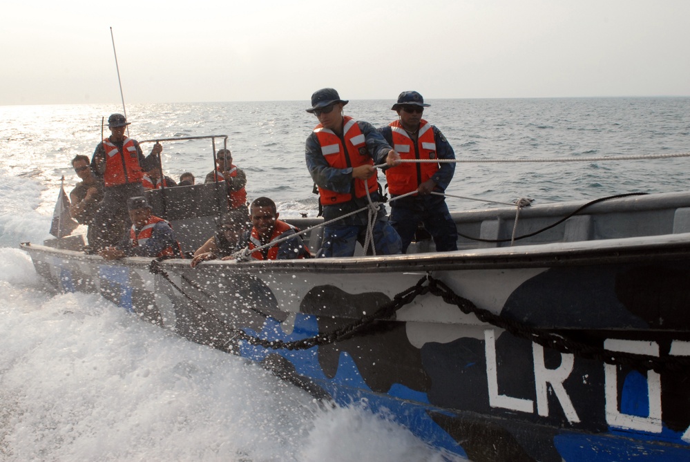 U.S. Navy SEALs Train with Nicaraguan Forces in Boat Interdiction Exercise