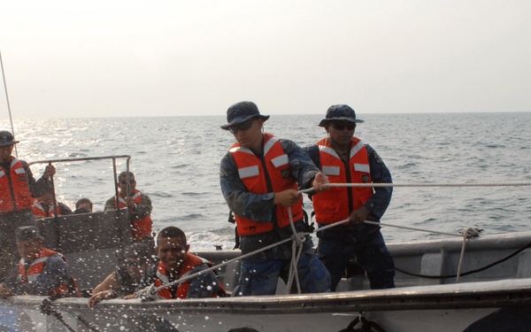 U.S. Navy SEALs Train with Nicaraguan Forces in Boat Interdiction Exercise
