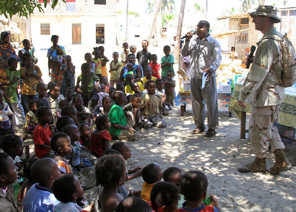 U.S. Navy Officer Speaks at World Malaria Day Event in Kenya