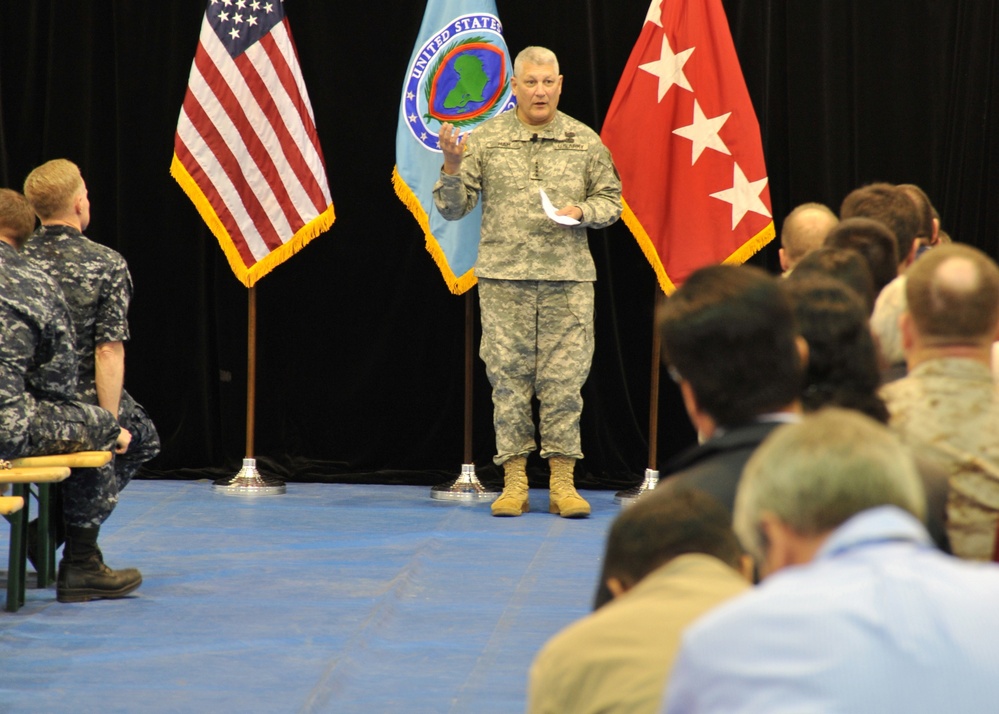 U.S. Africa Command Chief Outlines Priorities in First All-Hands Meeting