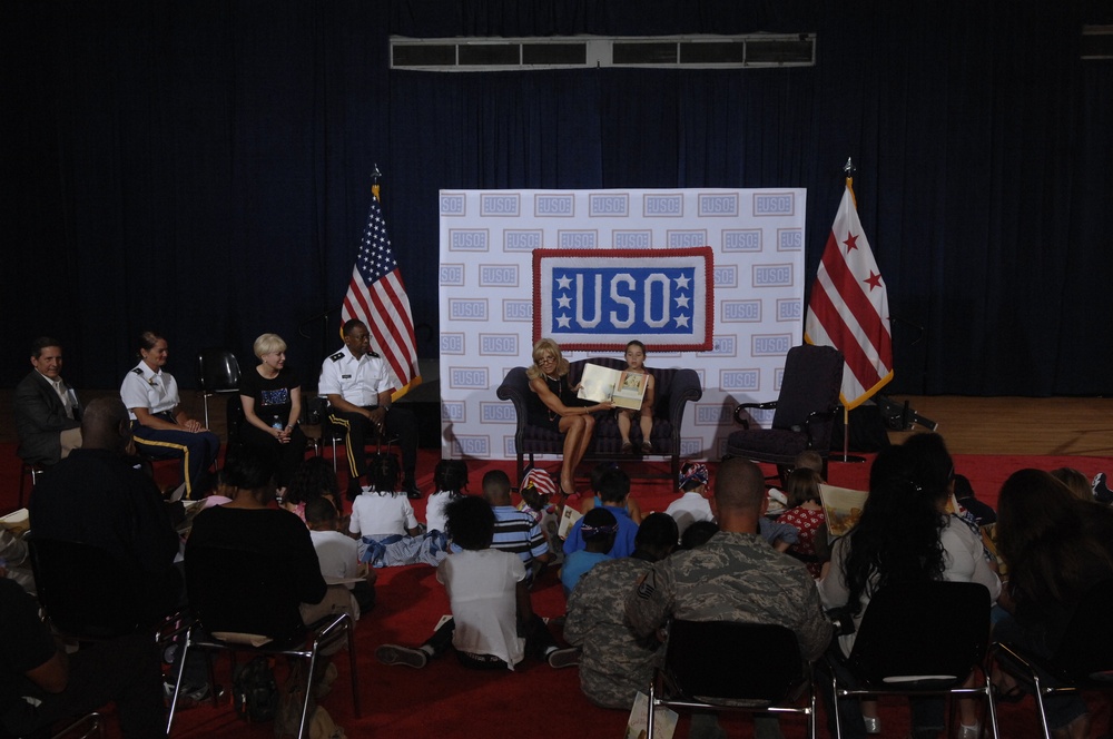 Dr. Jill Biden Reads Book to Military Families, Donates Proceeds to USO Scholarships