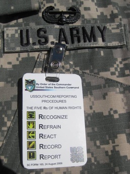 U.S. Southern Command Emphasizes Human Rights Policies in Pocket-Sized Card